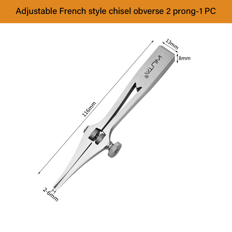 Newest Leather Chisel Punch French Style Pricking Iron Punching Tool 1.92-6.75mm|WUTA