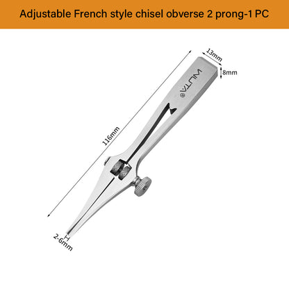 Newest Leather Chisel Punch French Style Pricking Iron Punching Tool 1.92-6.75mm|WUTA