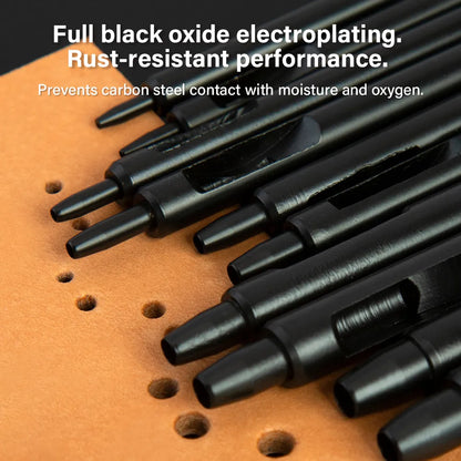 WUTA Electrophoretic Coating Round Hole Punch Leather Hollow Punch