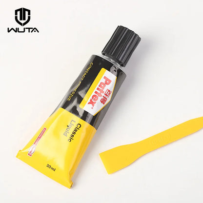 30ml Leather Craft Glue Strong Yellow Shoe Glue Universal Strong Adhesive For Leather Paper and Wood| WUTA