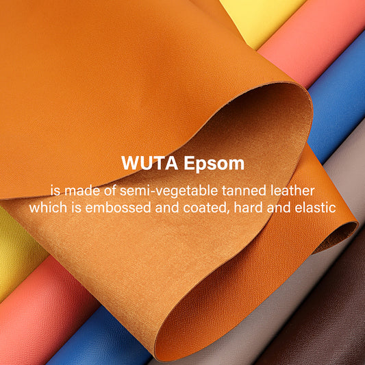 Cowskin EPSOM Leather Embossed Pattern French Tanneries | WUTA