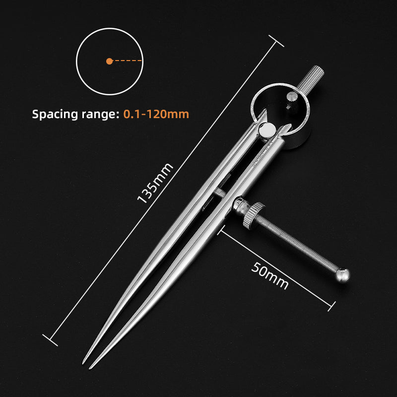 Leather Craft Wing Divider Stainless Steel Spacing Compass