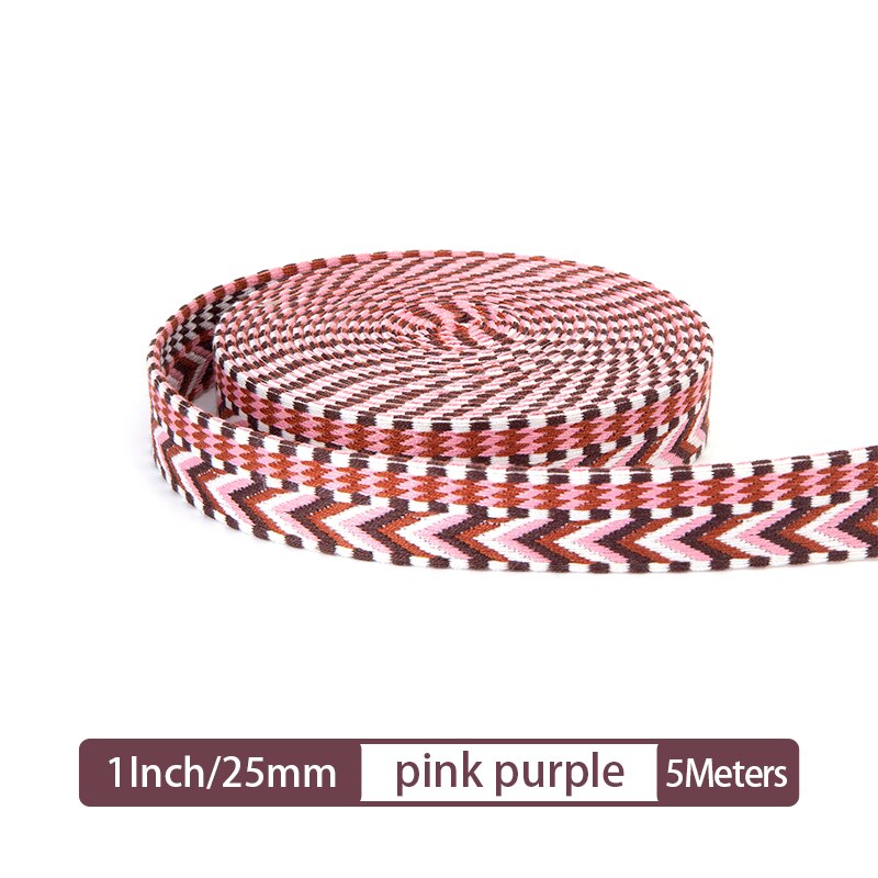 Webbing Strap Canvas Webbing Thick Cotton DIY Craft Belt Strap Accessories 5 Meter 25/50mm | WUTA