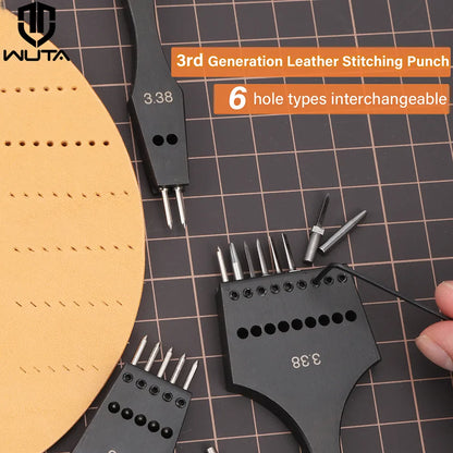Newest Generation Removable Circle Leather Hole Punch | WUTA