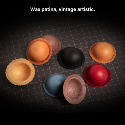 WUTA Fog Waxed Vegetable Tanned Full Grain Genuine Leather