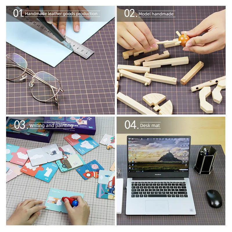WUTA Self Healing Cutting Mat for Sewing & Crafting | Professional Double-Sided Cutting Mat
