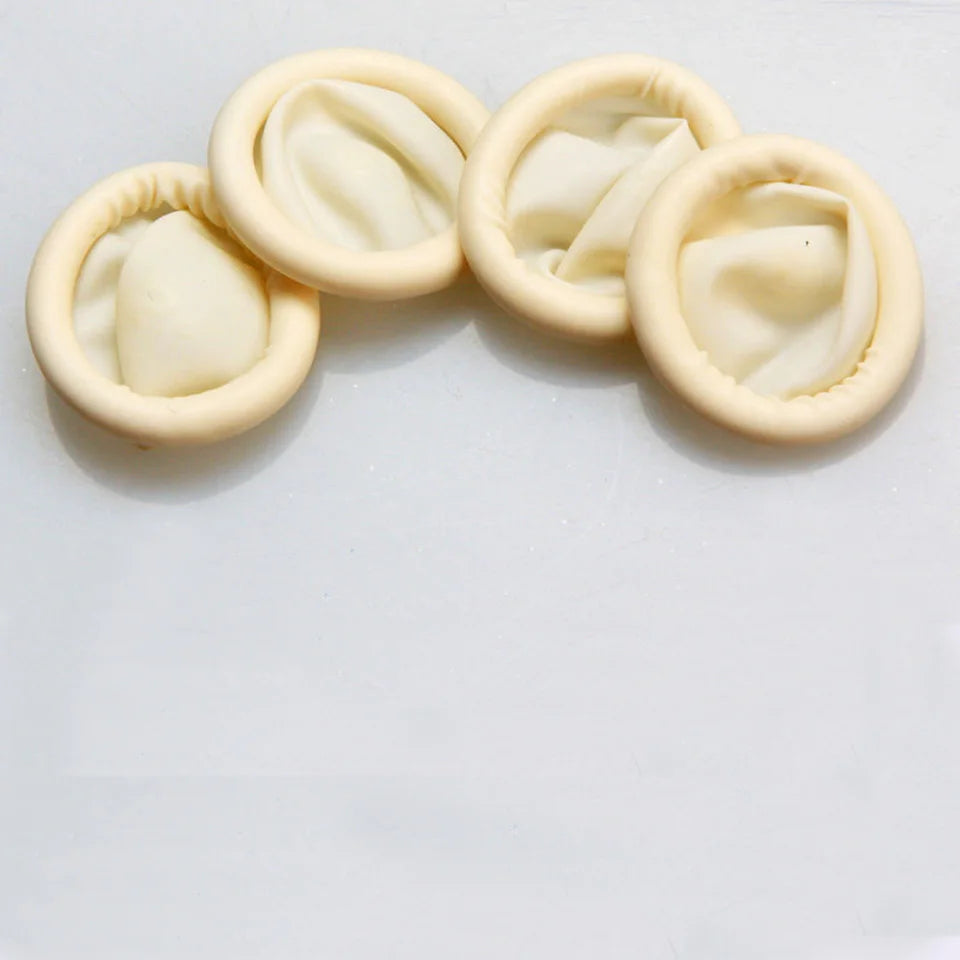 100pcs Natural Latex Finger Cots Rubber Fingertip Protection for Sewing & Nails|WUTA