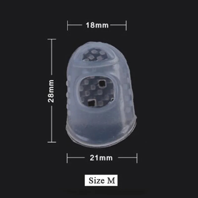 10/30pcs Silica Gel Finger Cots for Nail Protection & Guitar Thumb Picks|WUTA