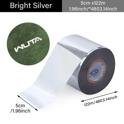 Hot Stamping Foil Paper Heat Transfer Foil Roll 5cm x122m | WUTA