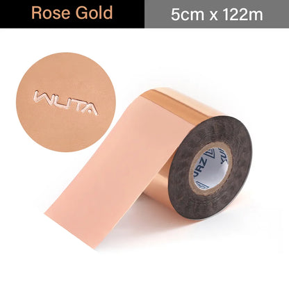 Hot Stamping Foil Paper Heat Transfer Foil Roll 5cm x122m | WUTA