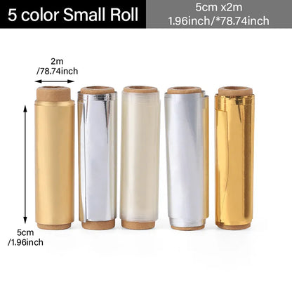 Hot Stamping Foil Paper Heat Transfer Foil Roll 5cm x122m | WUTA