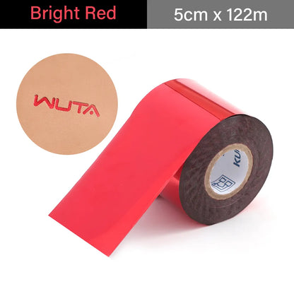 Hot Stamping Foil Paper Heat Transfer Foil Roll 5cm x122m | WUTA