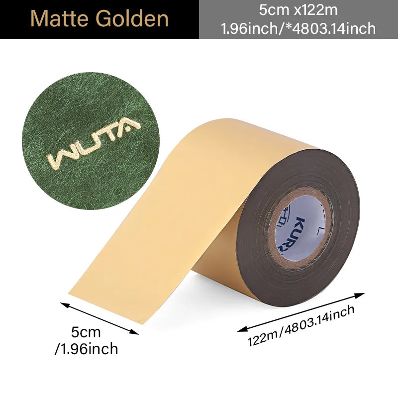 Hot Stamping Foil Paper Heat Transfer Foil Roll 5cm x122m | WUTA