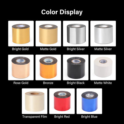 Hot Stamping Foil Paper Heat Transfer Foil Roll 5cm x122m | WUTA