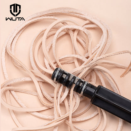 Leather Strap Cutter Cord Knife Lace Maker Tool Strip Rope Hand Cutting Wire with 3 Blades | WUTA