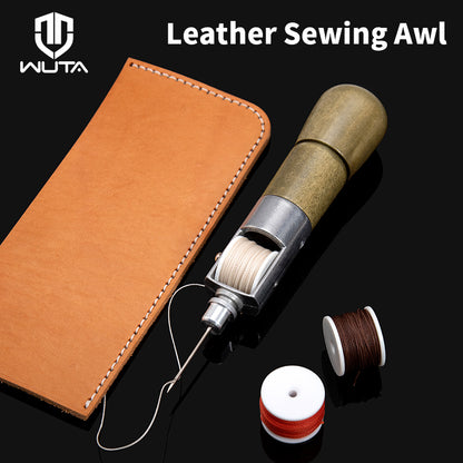 DIY Leather Manual Sewing Machine and line | WUTA