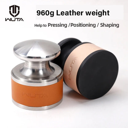Leather Weight Stainless Steel 960g Heavy Leather Press Tools | WUTA