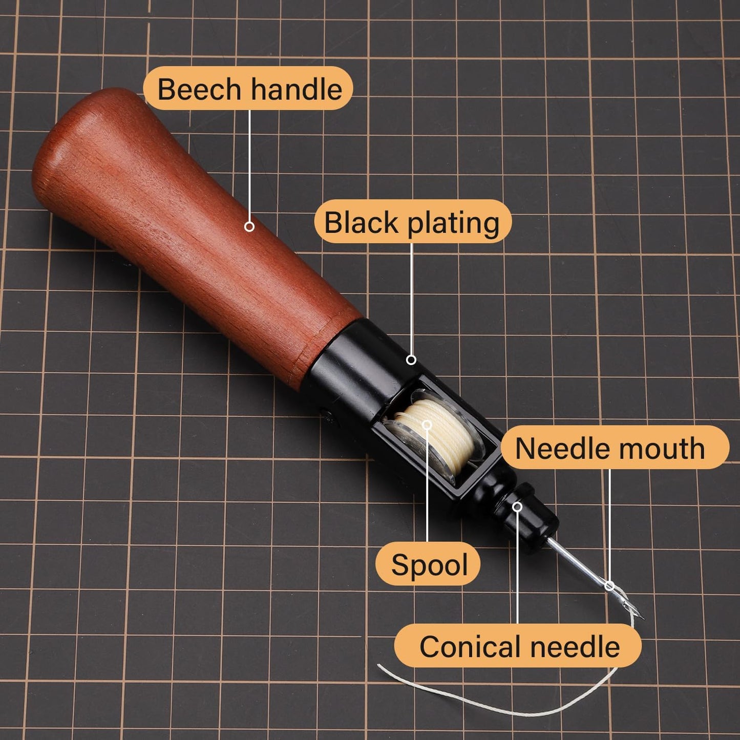 Repair Stitch Kit Leathercraft Stitch Awl Tool Set | WUTA