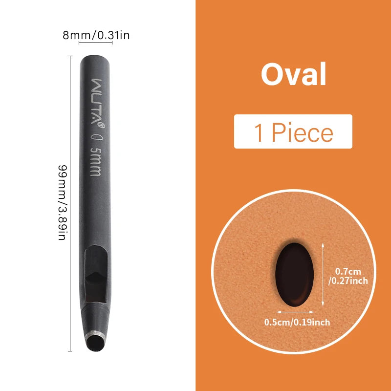 5mm Flower Leather Belt Hole Puncher DIY Craft for Leather| WUTA