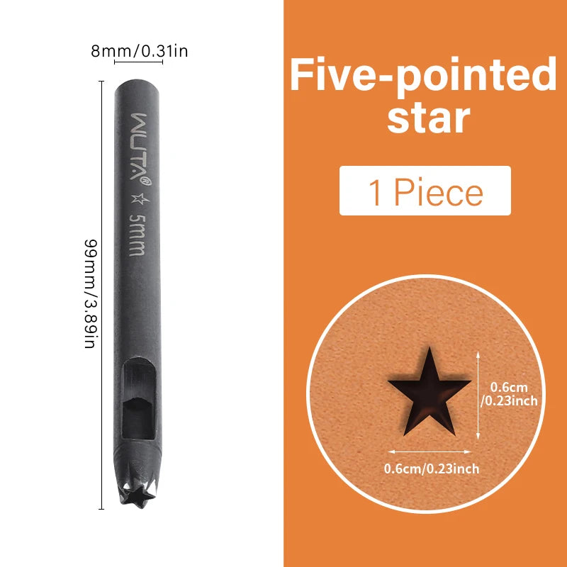 5mm Flower Leather Belt Hole Puncher DIY Craft for Leather| WUTA