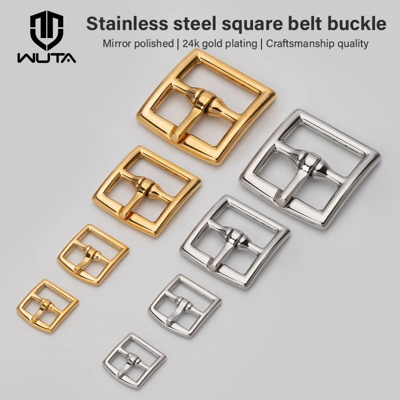Stainless Steel Tri-Glide Belt Buckle for Leather Craft|WUTA