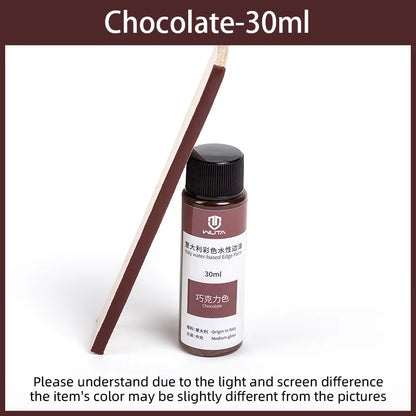 WUTA 30ml Professional Leather Edge Paint Oil Dye Edge Dressing Color Coats Leather Finish Supplies DIY Craft Leather Shoe Edges