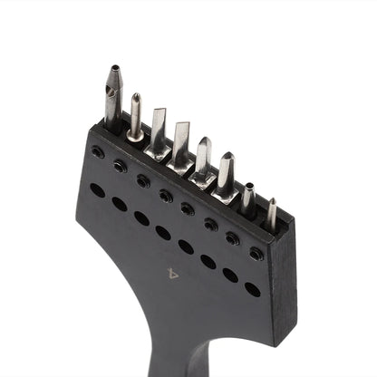 3rd Generation Multifunctional Interchangeable Circle Leather Hole Punch Tool | WUTA