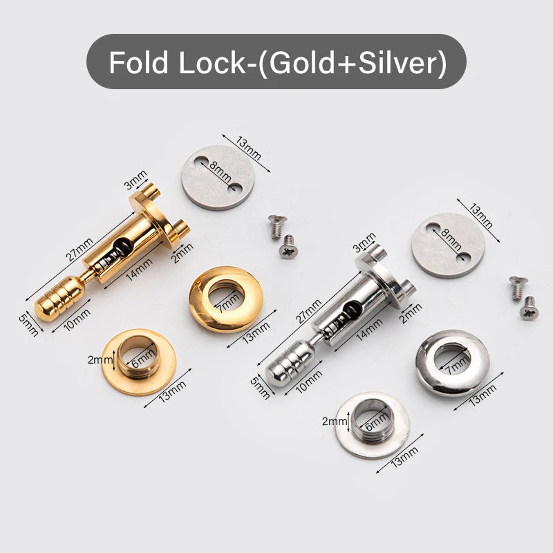 Stainless Steel DIY Bag Turn Twist Lock Clasp for Leather Craft | WUTA