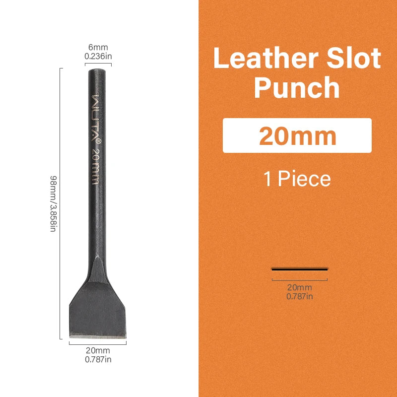 Leather Slotted Punch Tools Sharp Straight Slot Cutter DIY Leather Craft Tools|WUTA