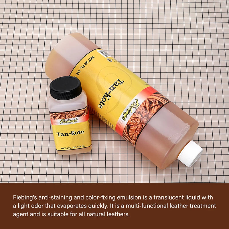 118ml American Import Tan-Kote Leather dye Resin Coating DIY Coloring Leather Finish Agent