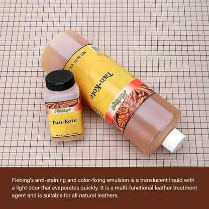 118ml American Import Tan-Kote Leather dye Resin Coating DIY Coloring Leather Finish Agent