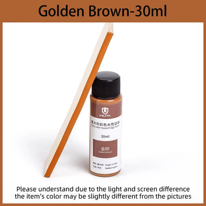 WUTA 30ml Professional Leather Edge Paint Oil Dye Edge Dressing Color Coats Leather Finish Supplies DIY Craft Leather Shoe Edges
