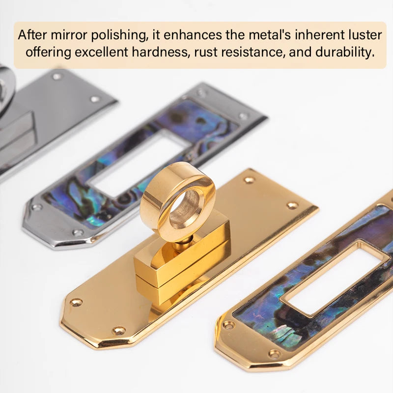 Luxury Bag Padlock Twist Lock Turn Clasp Rotary With Colorful Shell | WUTA