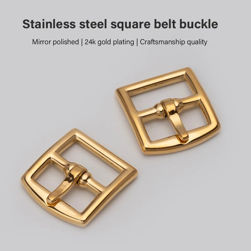 Stainless Steel Tri-Glide Belt Buckle for Leather Craft|WUTA