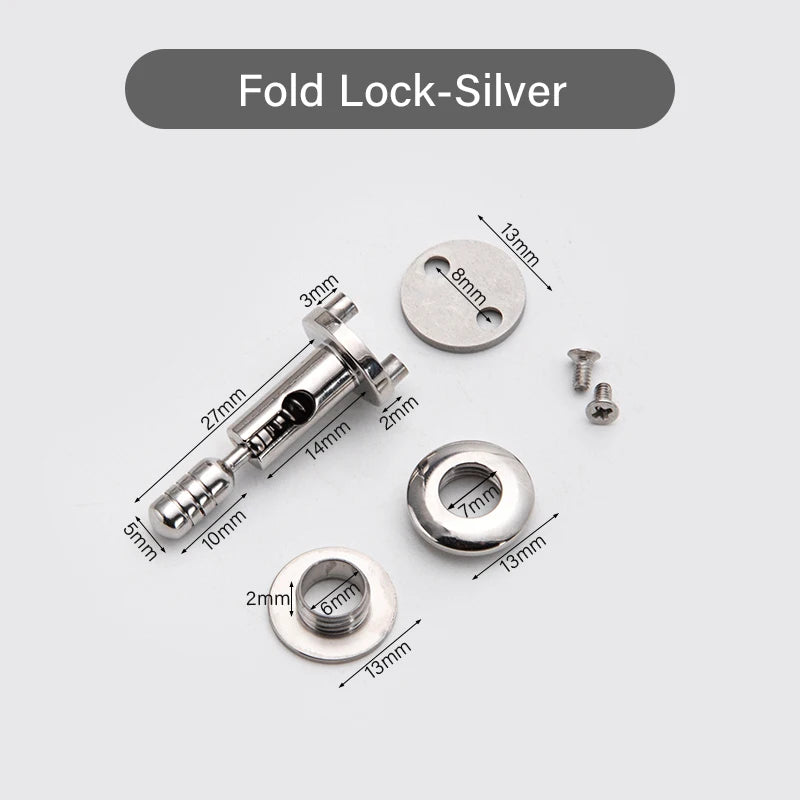 Stainless Steel DIY Bag Turn Twist Lock Clasp for Leather Craft | WUTA