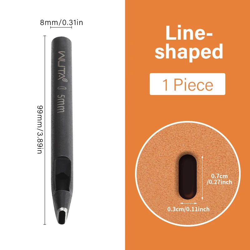 5mm Flower Leather Belt Hole Puncher DIY Craft for Leather| WUTA