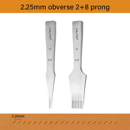 Newest Leather Chisel Punch French Style Pricking Iron Punching Tool 1.92-6.75mm|WUTA