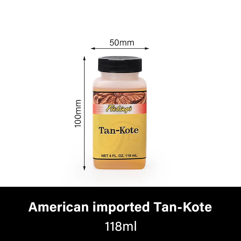 118ml American Import Tan-Kote Leather dye Resin Coating DIY Coloring Leather Finish Agent