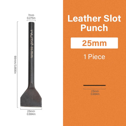 Leather Slotted Punch Tools Sharp Straight Slot Cutter DIY Leather Craft Tools|WUTA