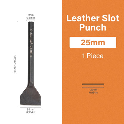 Leather Slotted Punch Tools Sharp Straight Slot Cutter DIY Leather Craft Tools|WUTA