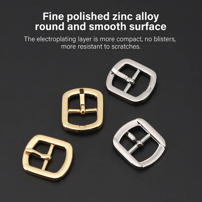 WUTA 20 pcs Senior Mini Belt Strap Buckle Metal Doll Buckles Pin Buckle