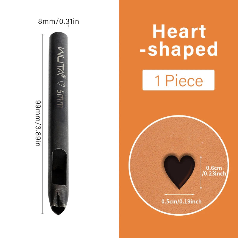 5mm Flower Leather Belt Hole Puncher DIY Craft for Leather| WUTA