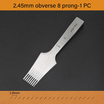Newest Leather Chisel Punch French Style Pricking Iron Punching Tool 1.92-6.75mm|WUTA
