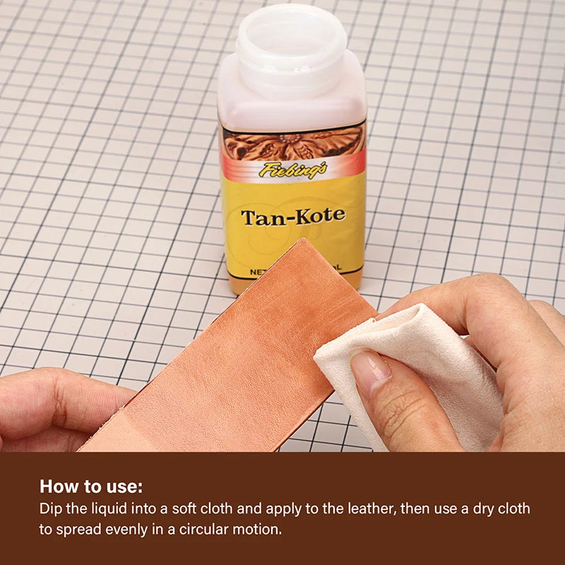 118ml American Import Tan-Kote Leather dye Resin Coating DIY Coloring Leather Finish Agent