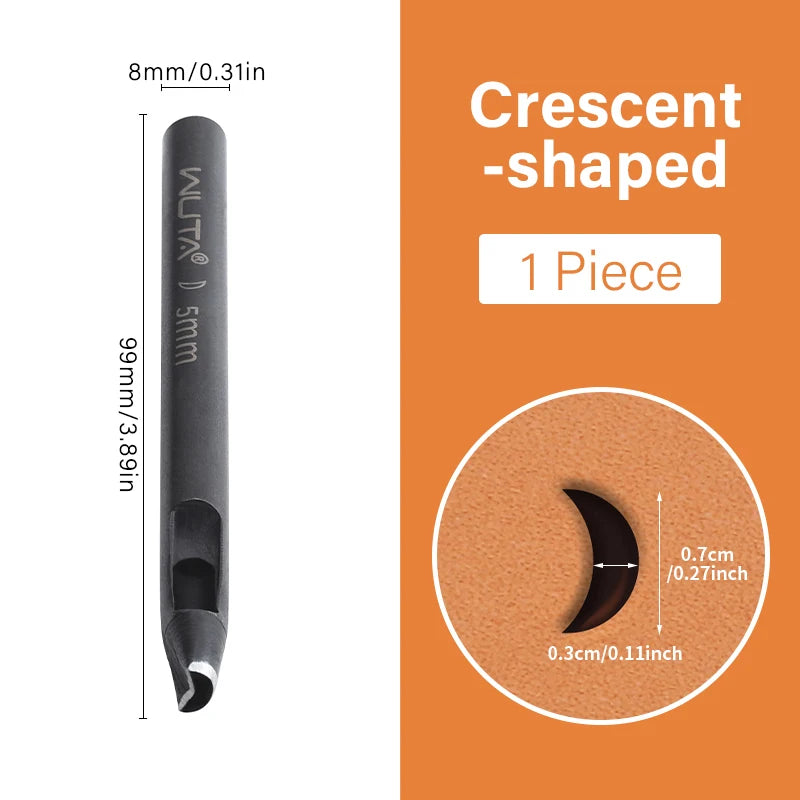 5mm Flower Leather Belt Hole Puncher DIY Craft for Leather| WUTA