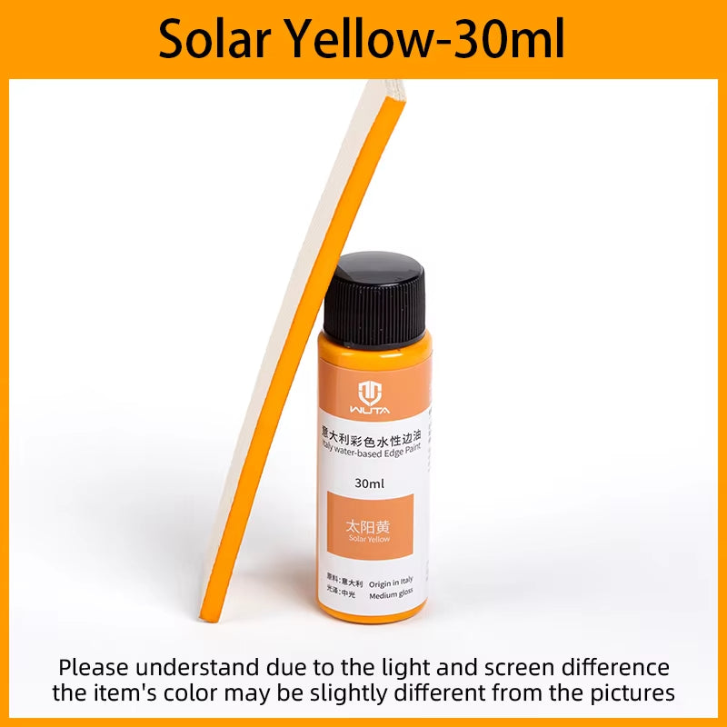 WUTA 30ml Professional Leather Edge Paint Oil Dye Edge Dressing Color Coats Leather Finish Supplies DIY Craft Leather Shoe Edges
