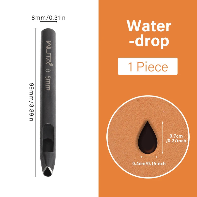 5mm Flower Leather Belt Hole Puncher DIY Craft for Leather| WUTA