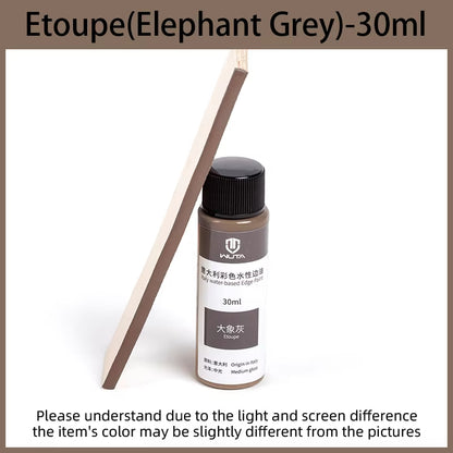 WUTA 30ml Professional Leather Edge Paint Oil Dye Edge Dressing Color Coats Leather Finish Supplies DIY Craft Leather Shoe Edges