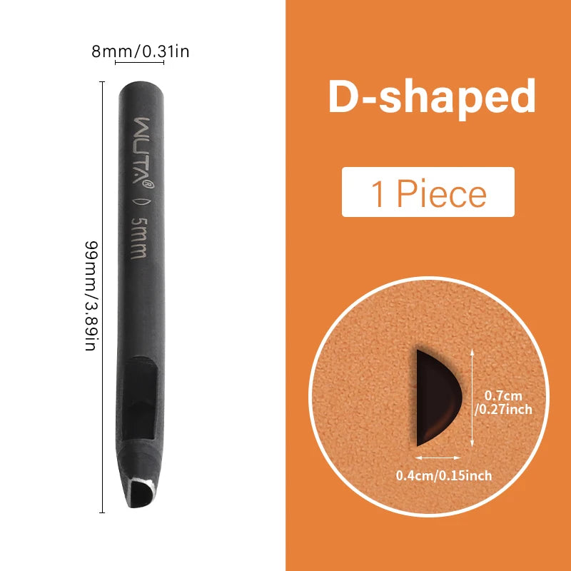 5mm Flower Leather Belt Hole Puncher DIY Craft for Leather| WUTA