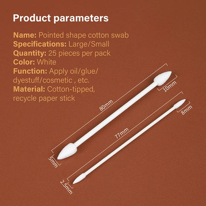 Cotton Swabs Sponge Stick Double Pointed Cotton Buds | WUTA